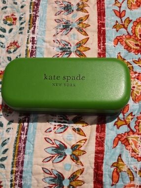 kate spade Bright Green Hard Eyewear Case